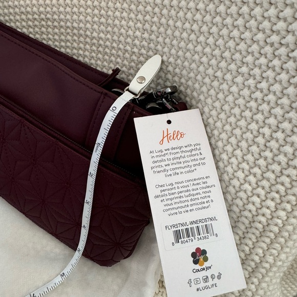 LUG NWT Flyer- Satin Luxe VL Wine - Picture 3 of 5